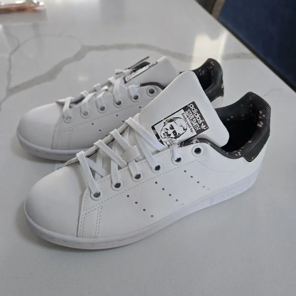 Adidas BAPE x Stan Smith CAMO Shoes Sneakers Kids Size 3.5 US NEW